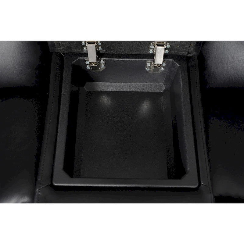 106 Manual Reclining Modular Sectional Couch with 1 Console & 2 Cup Holders, Living Room/Office